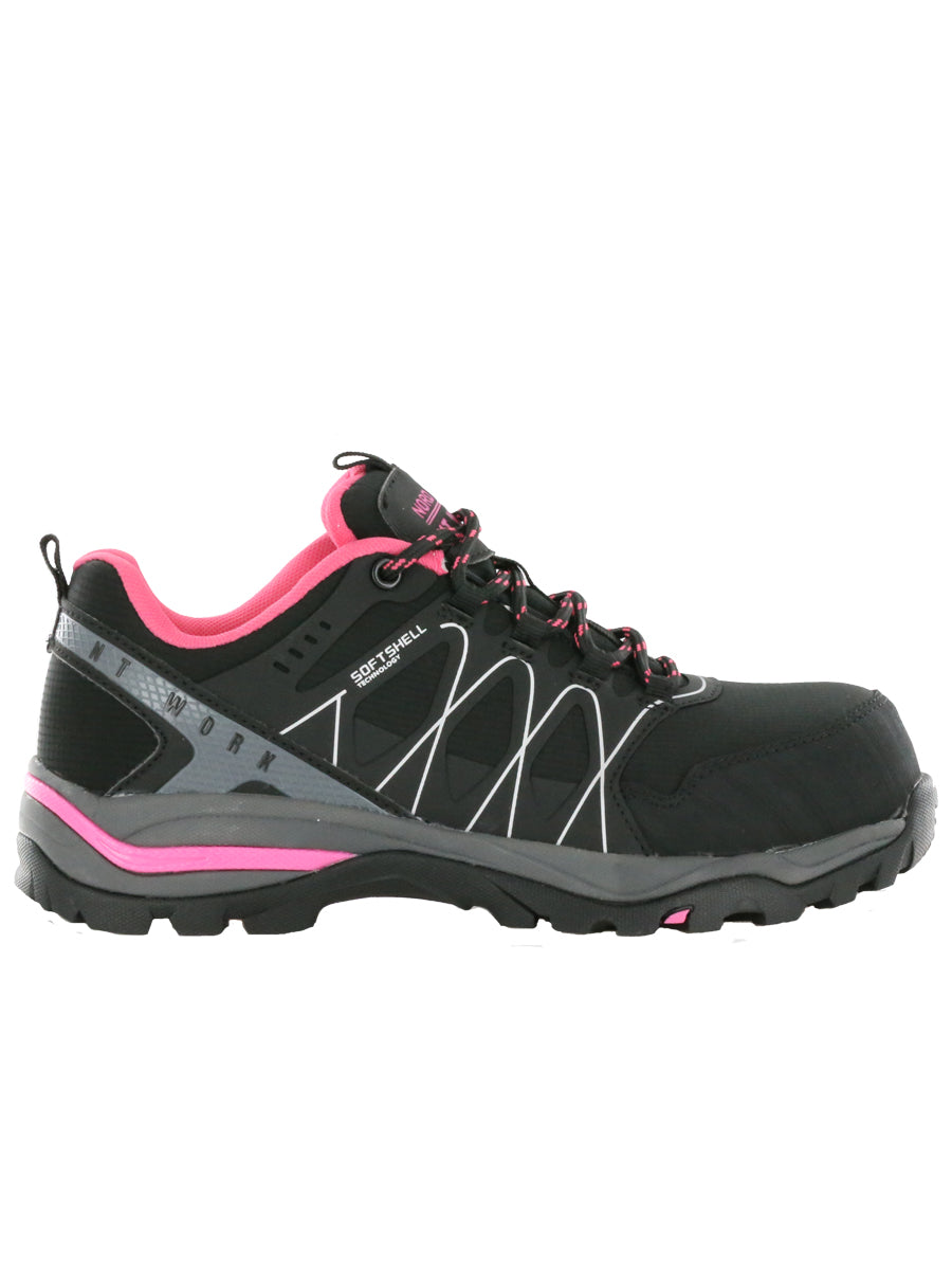 Nord Trail NT Work Women's Michelle Black Composite Toe Athletic Work Shoe
