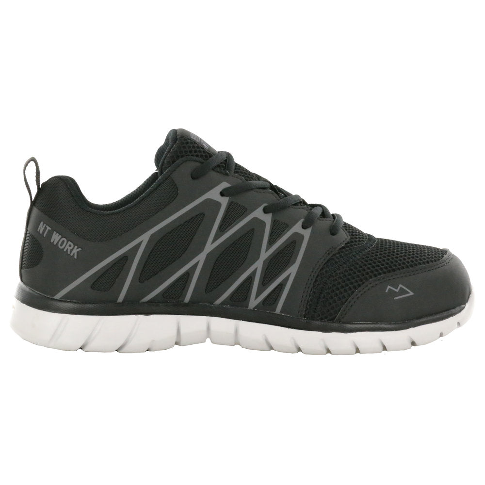 Nord Trail NT Work Men's Phoenix Black Alloy Toe Slip-Resistant Athletic Work Shoe
