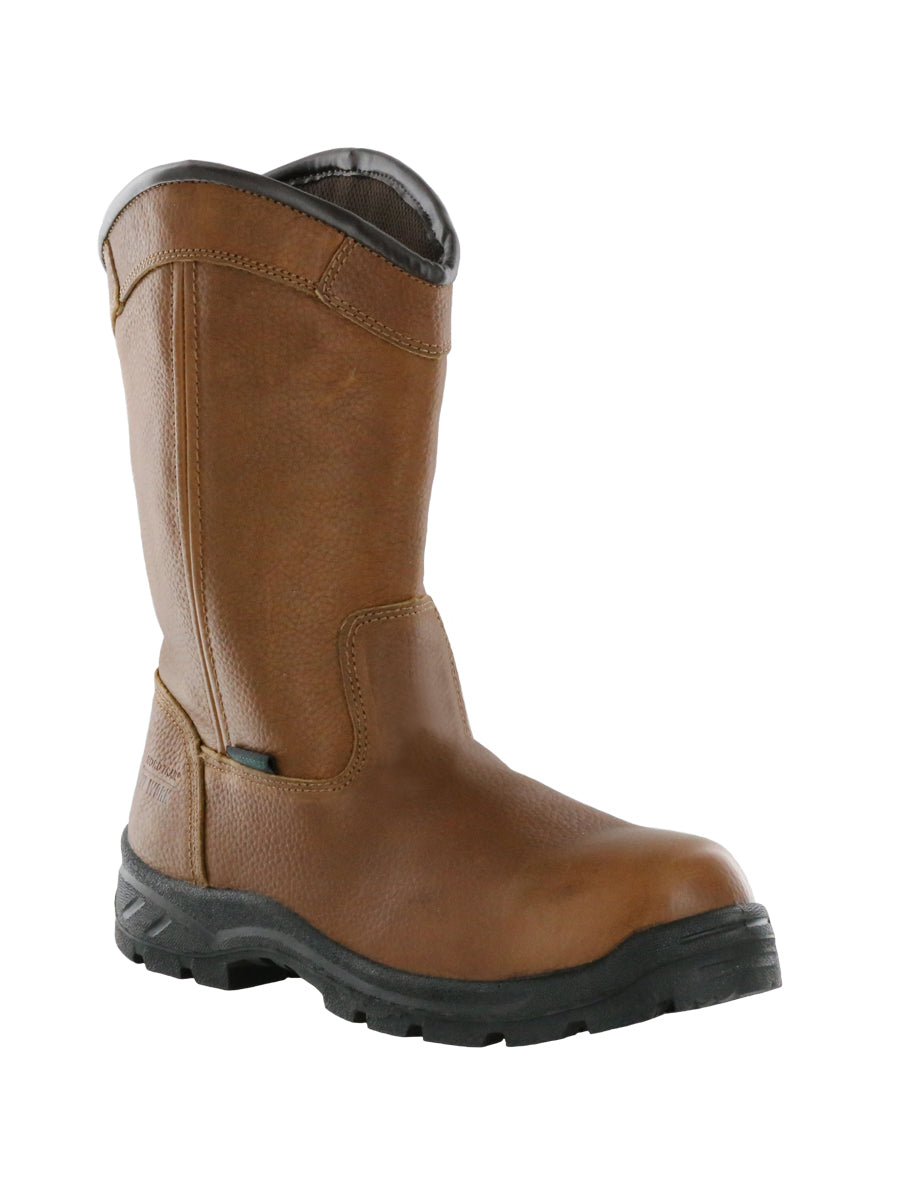 Nord Trail NT Work Men's Big Welly Brown Leather Composite Toe Waterproof Work Boot
