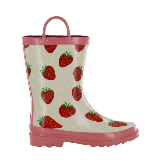 Nord Trail Girl's Mist III Strawberry Rubber Rain Boot