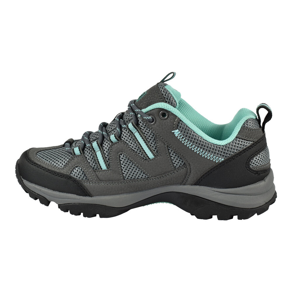 Nord Trail Women's Mt. Evans Charcoal/Mint Hiking Trail Running Casual Shoe