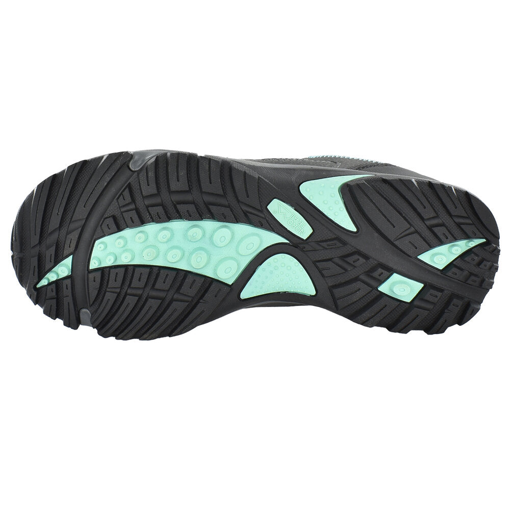 Nord Trail Women's Mt. Evans Charcoal/Mint Hiking Trail Running Casual Shoe