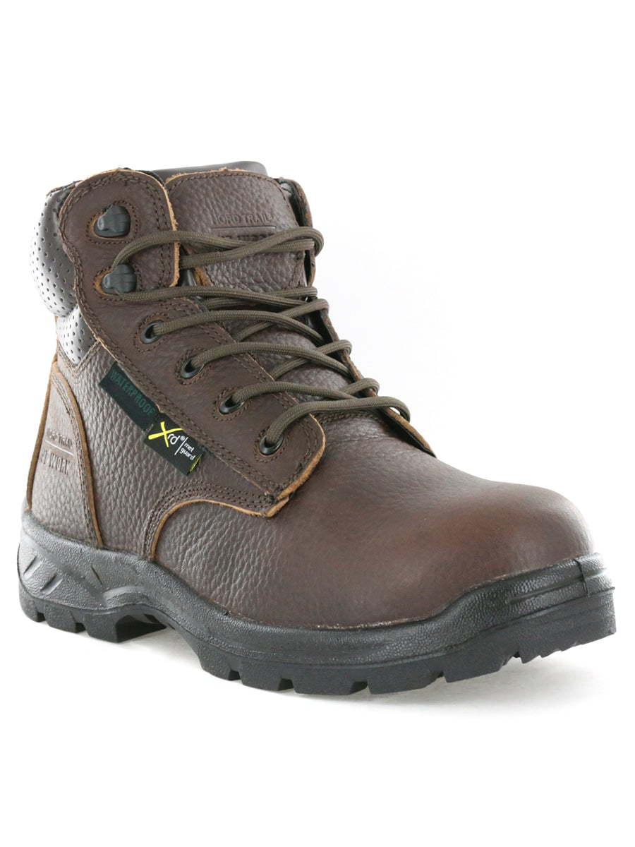 Nord Trail NT Work Men's Big Don MG Dark Brown Leather Composite Toe Xrd® Internal Met-Guard Waterproof Work Boot