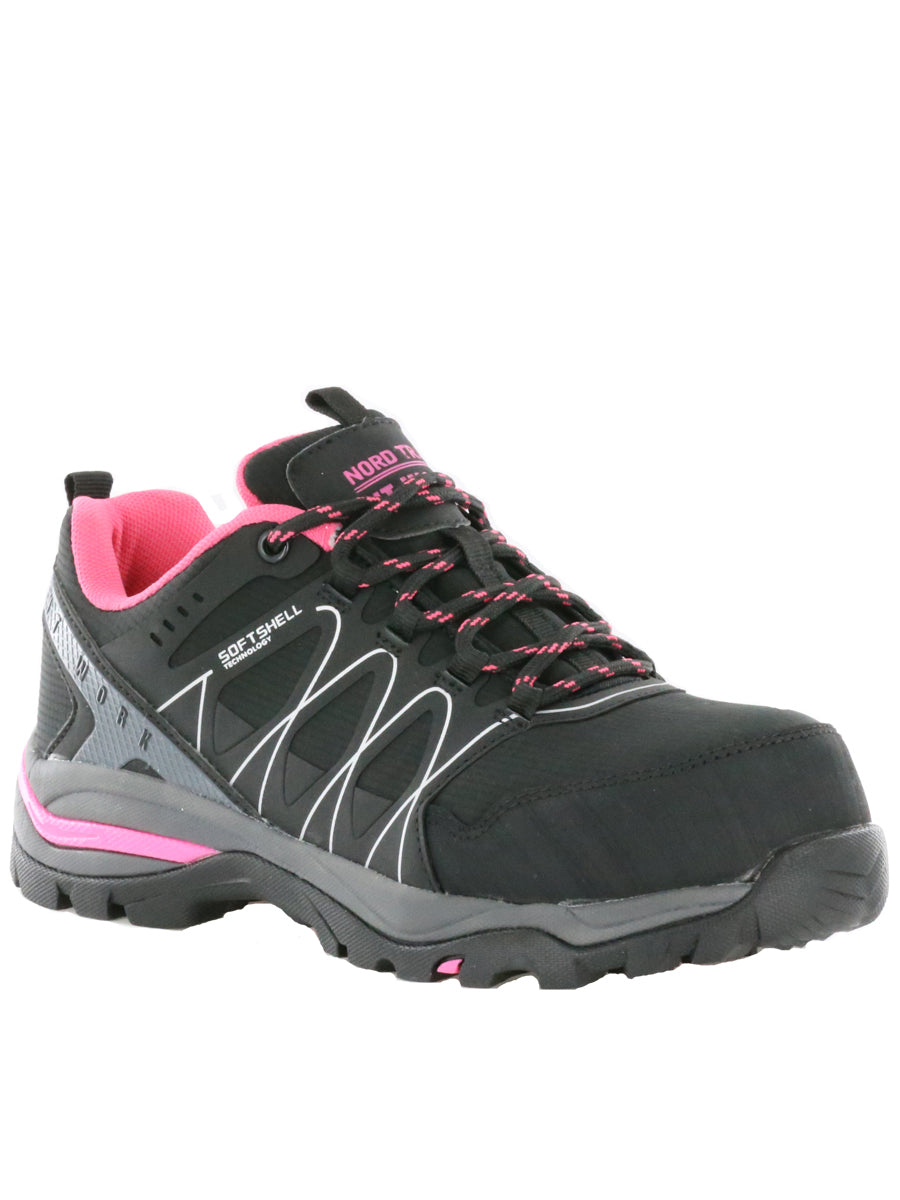 Nord Trail NT Work Women's Michelle Black Composite Toe Athletic Work Shoe